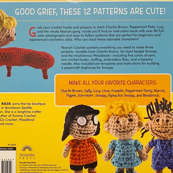 Peanuts Other Peanuts Snoopy Crochet Kit By Kristen Rask Brand New